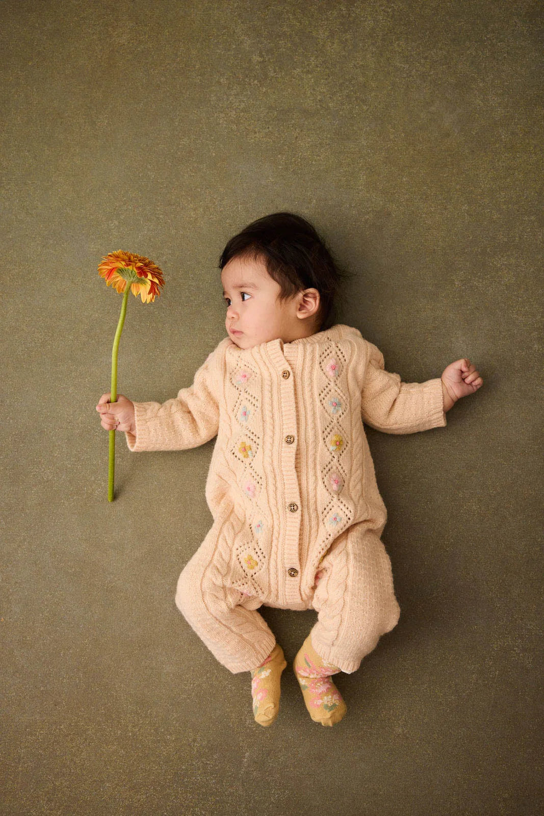 Chaussettes moutarde CHELIE LOUISE MISHA
