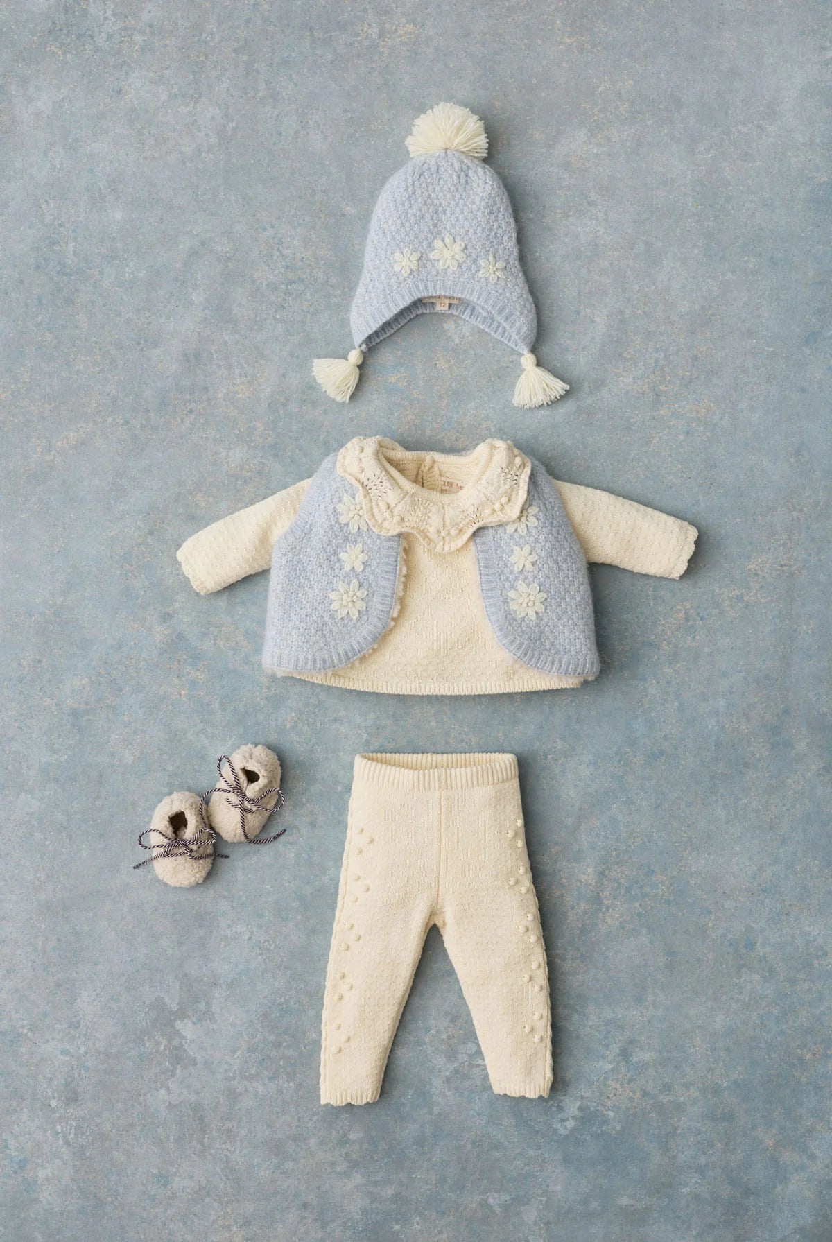 Veste sans manches réversible YOLETTE bleu LOUISE MISHA
