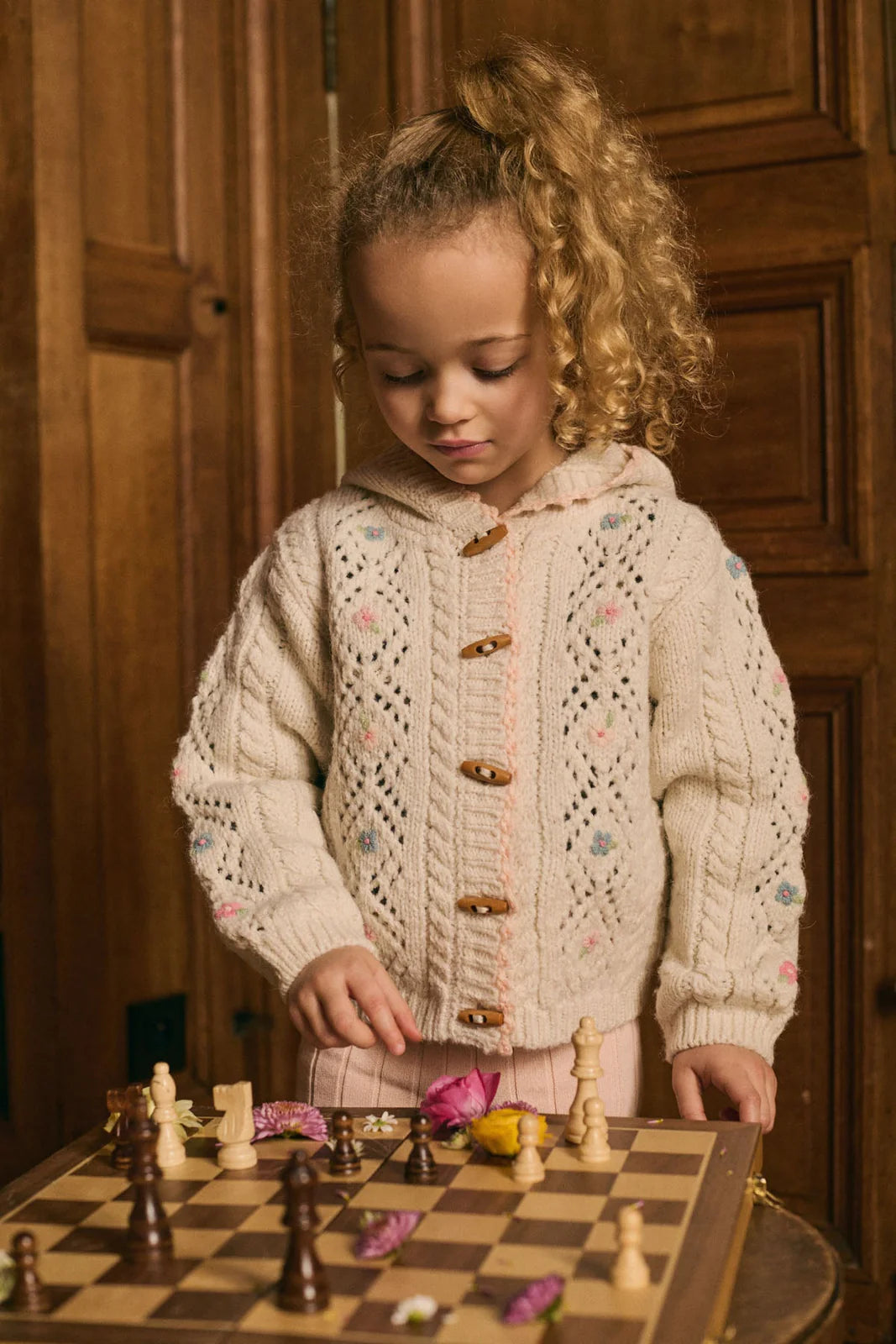 Cardigan crème TONYLANE LOUISE MISHA