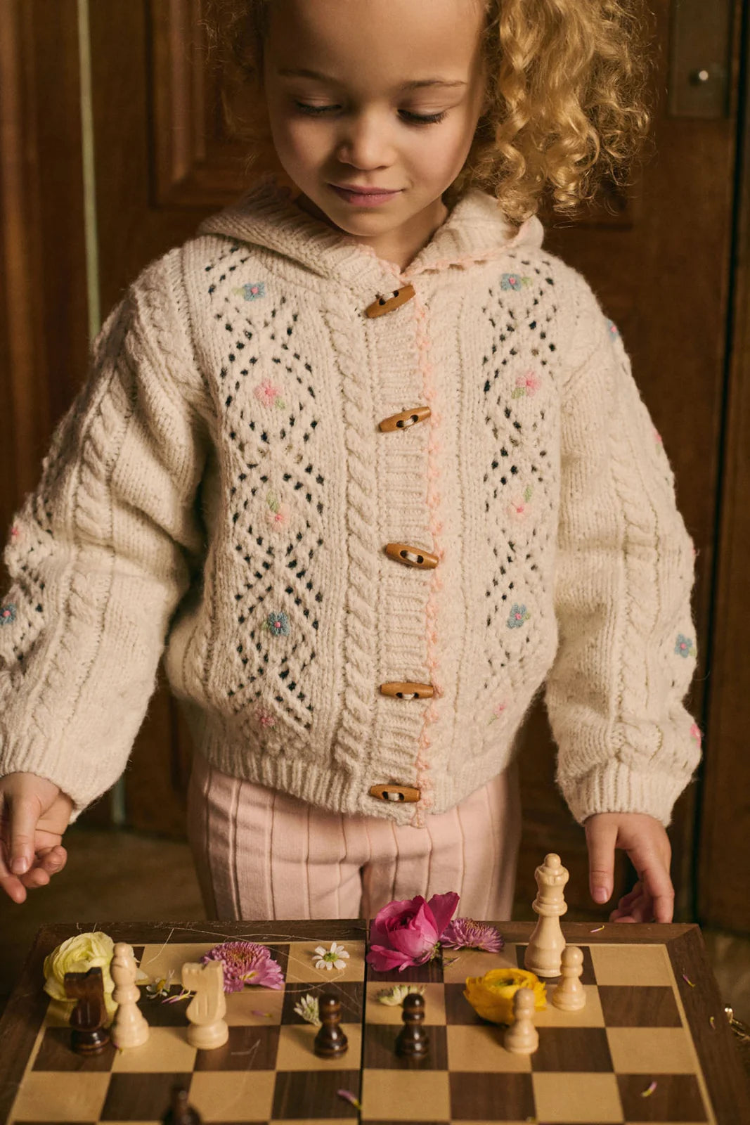 Cardigan crème TONYLANE LOUISE MISHA