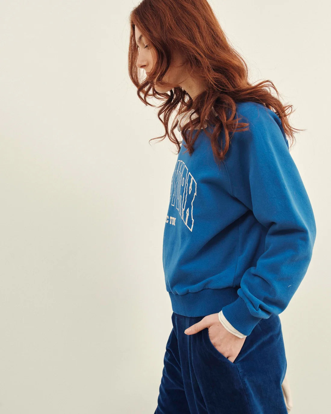 Sweat New York ADULTE bleu EMILE & IDA