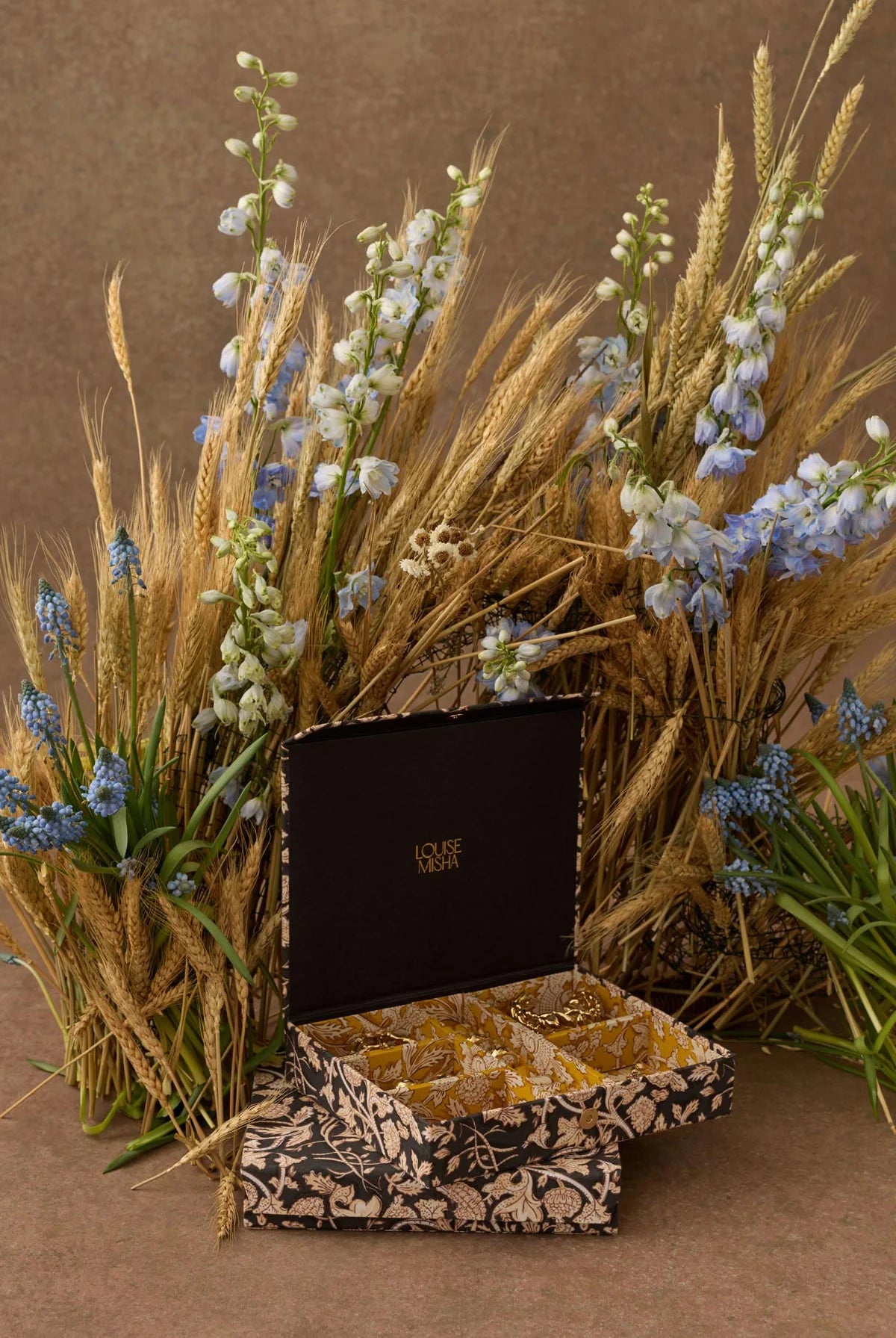 Boîte à bijoux SOUMAA wood honey mount LOUISE MISHA