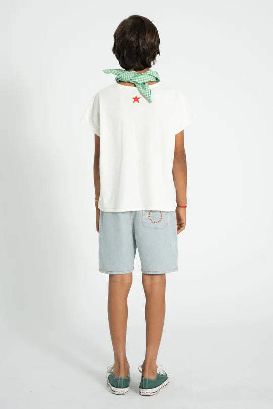 Tshirt PEACE ecru PIUPIUCHICK