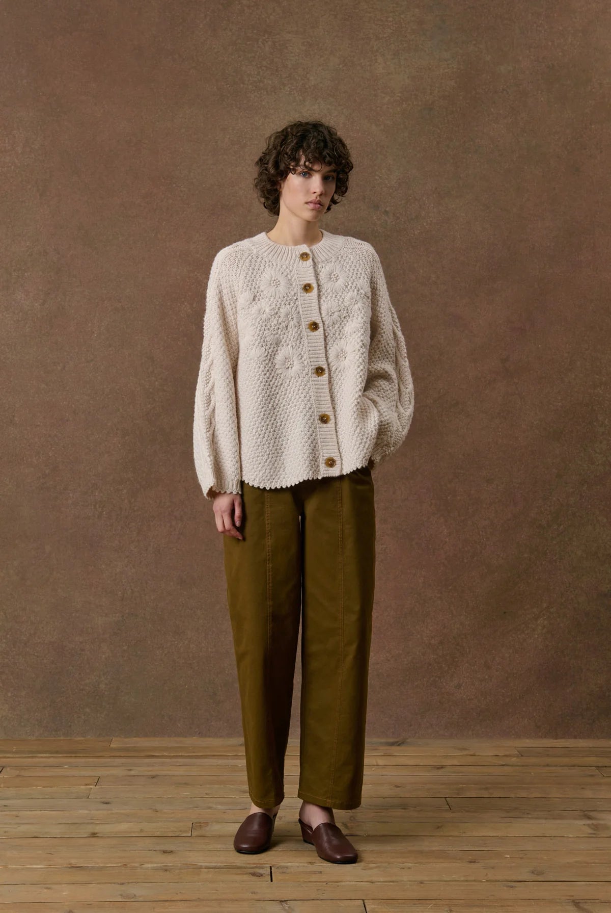 Gilet  ADULTE KHALLANE Beige LOUISE MISHA