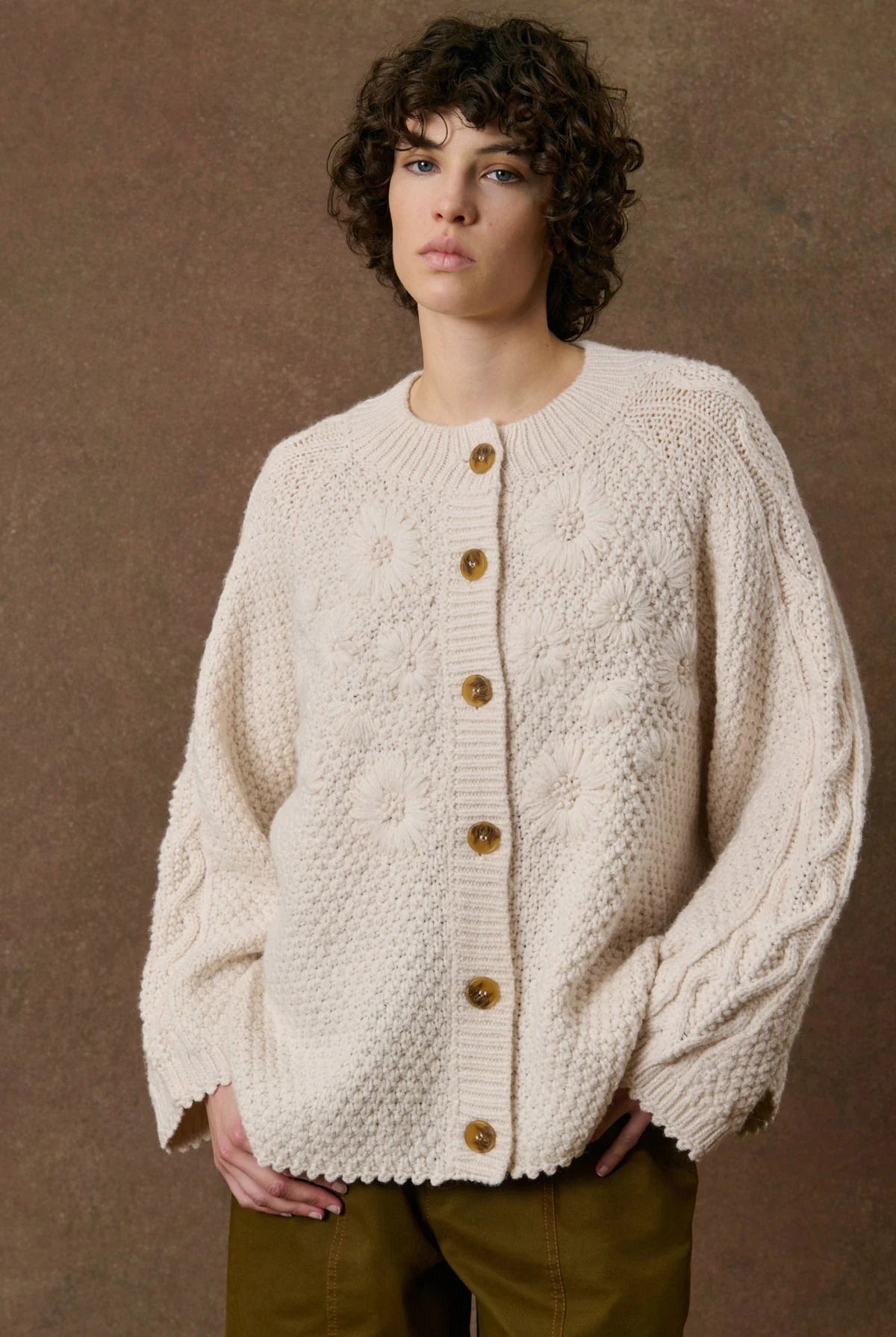 Gilet  ADULTE KHALLANE Beige LOUISE MISHA