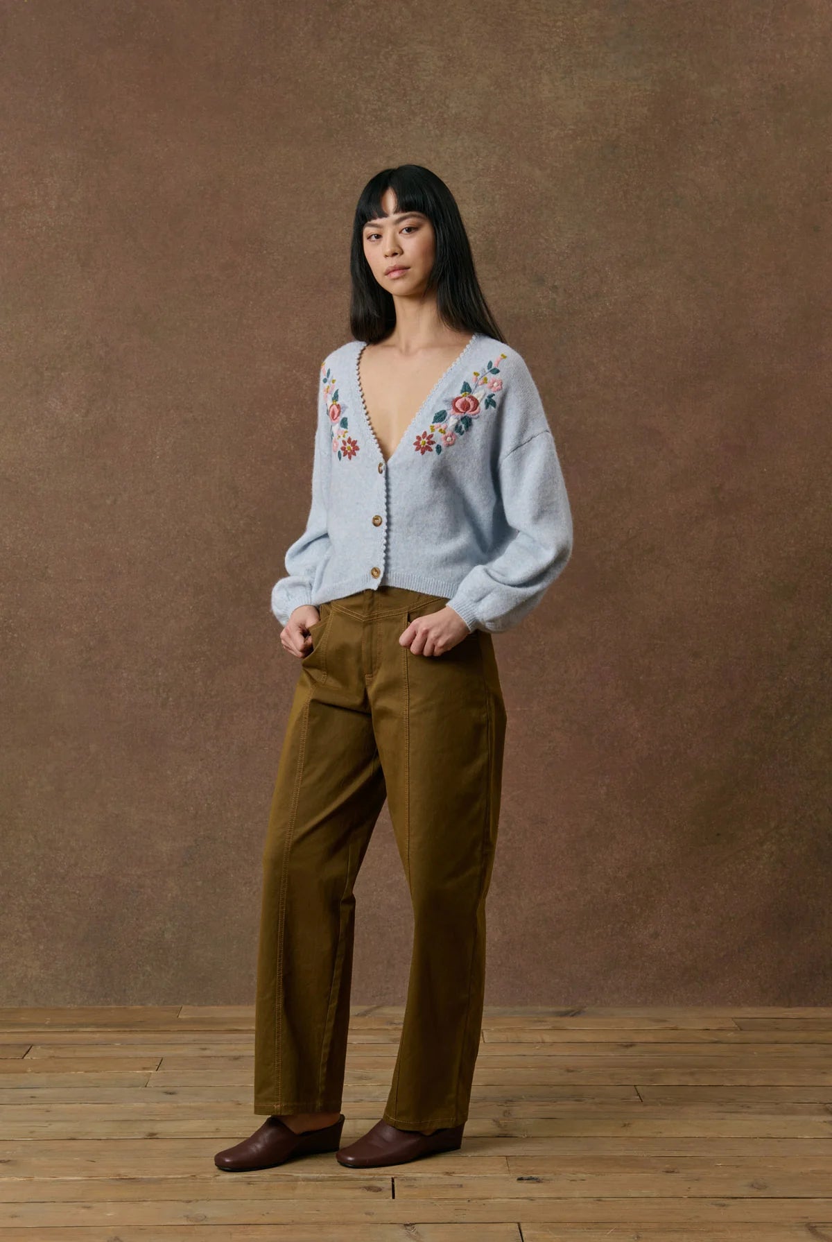 Cardigan ADULTE LUMANI Bleu LOUISE MISHA
