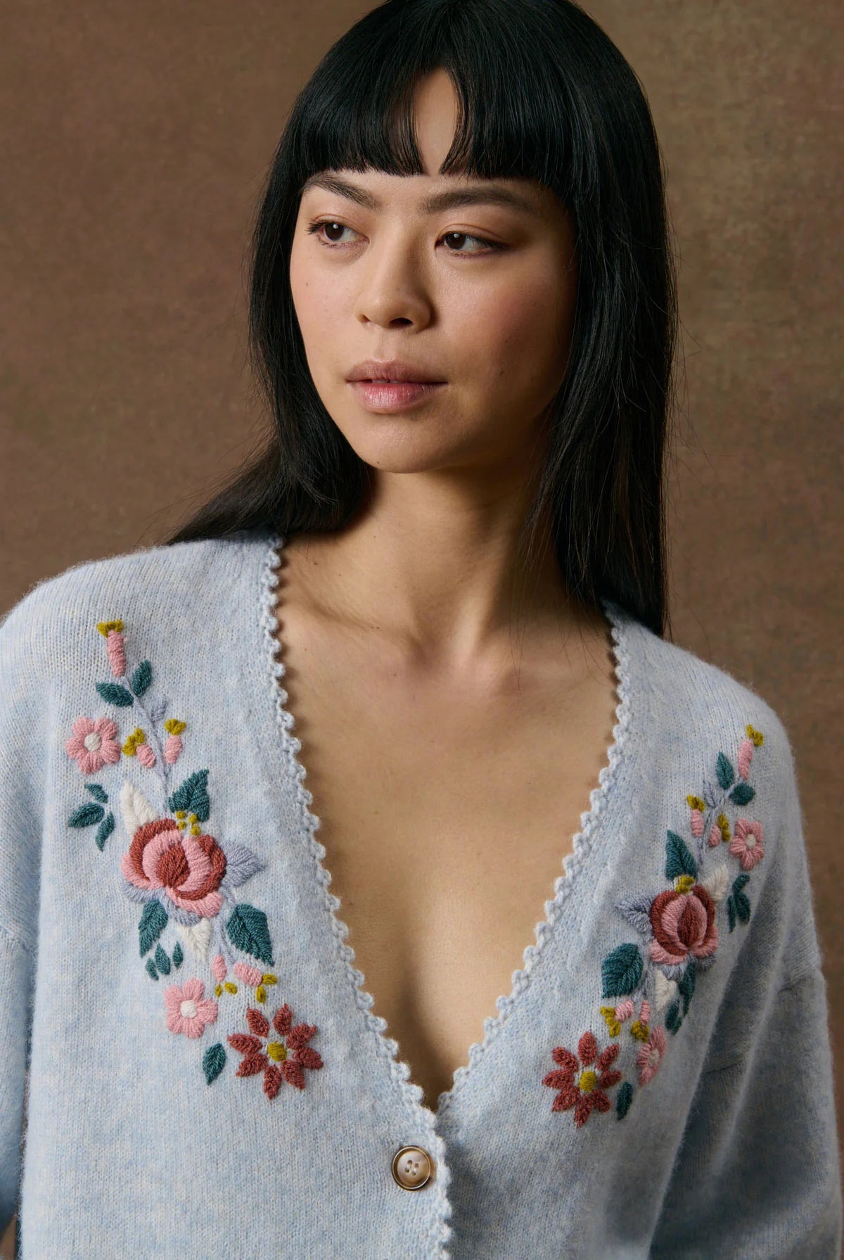 Cardigan ADULTE LUMANI Bleu LOUISE MISHA