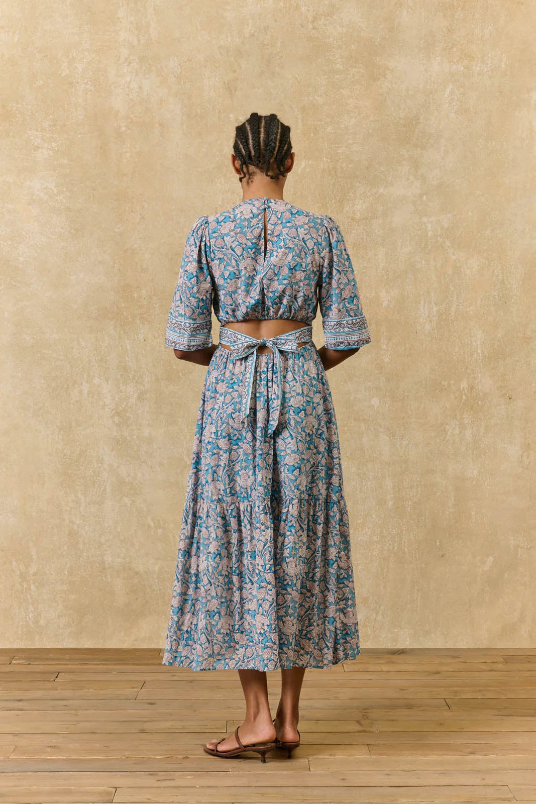 Robe ADULTE AURELIANE blue mountains avens LOUISE MISHA