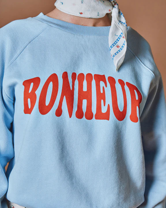 Sweat Bonheur ADULTE bleu EMILE & IDA