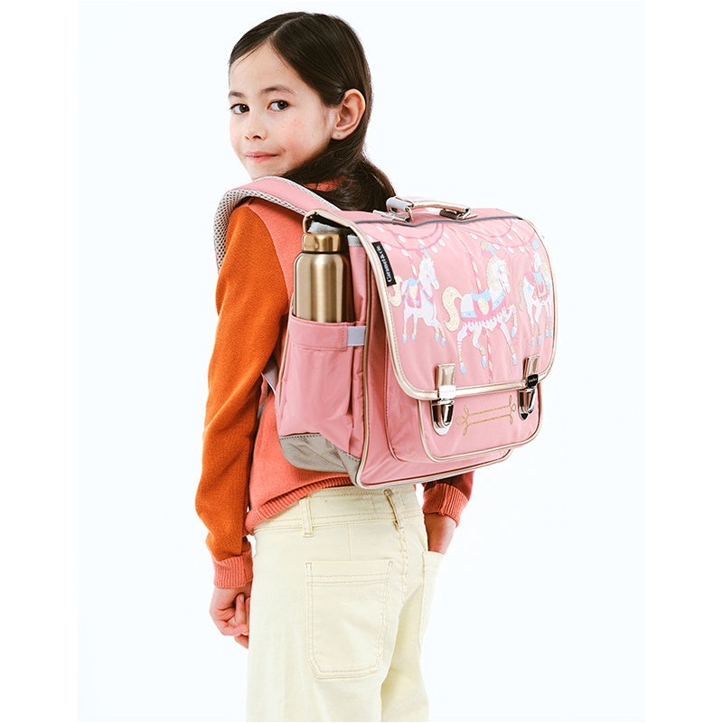 Cartable moyen Carrousel  CARAMEL & CIE