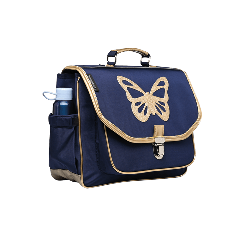 Cartable Moyen papillon bleu CARAMEL & CIE