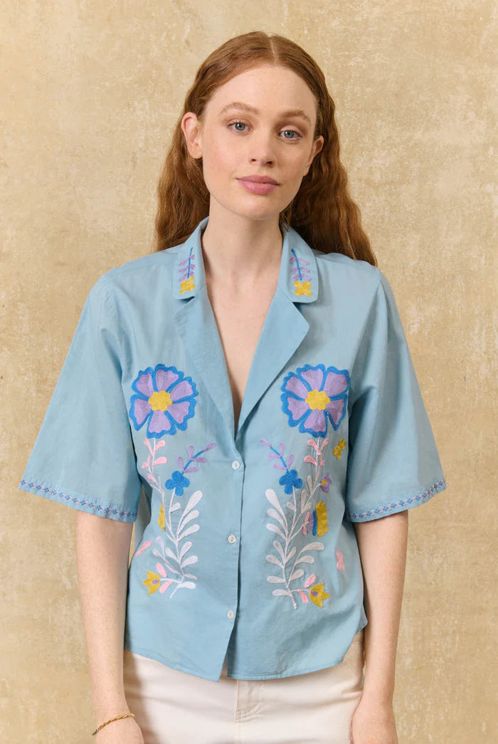 Chemise ADULTE EMILIUS stone blue LOUISE MISHA