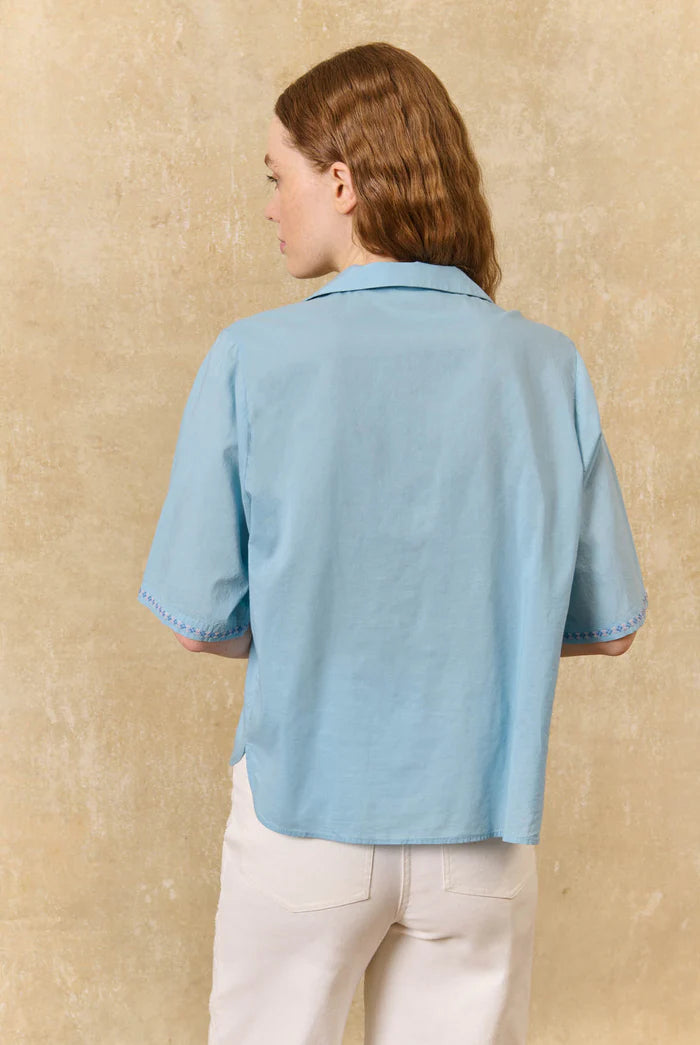 Chemise ADULTE EMILIUS stone blue LOUISE MISHA