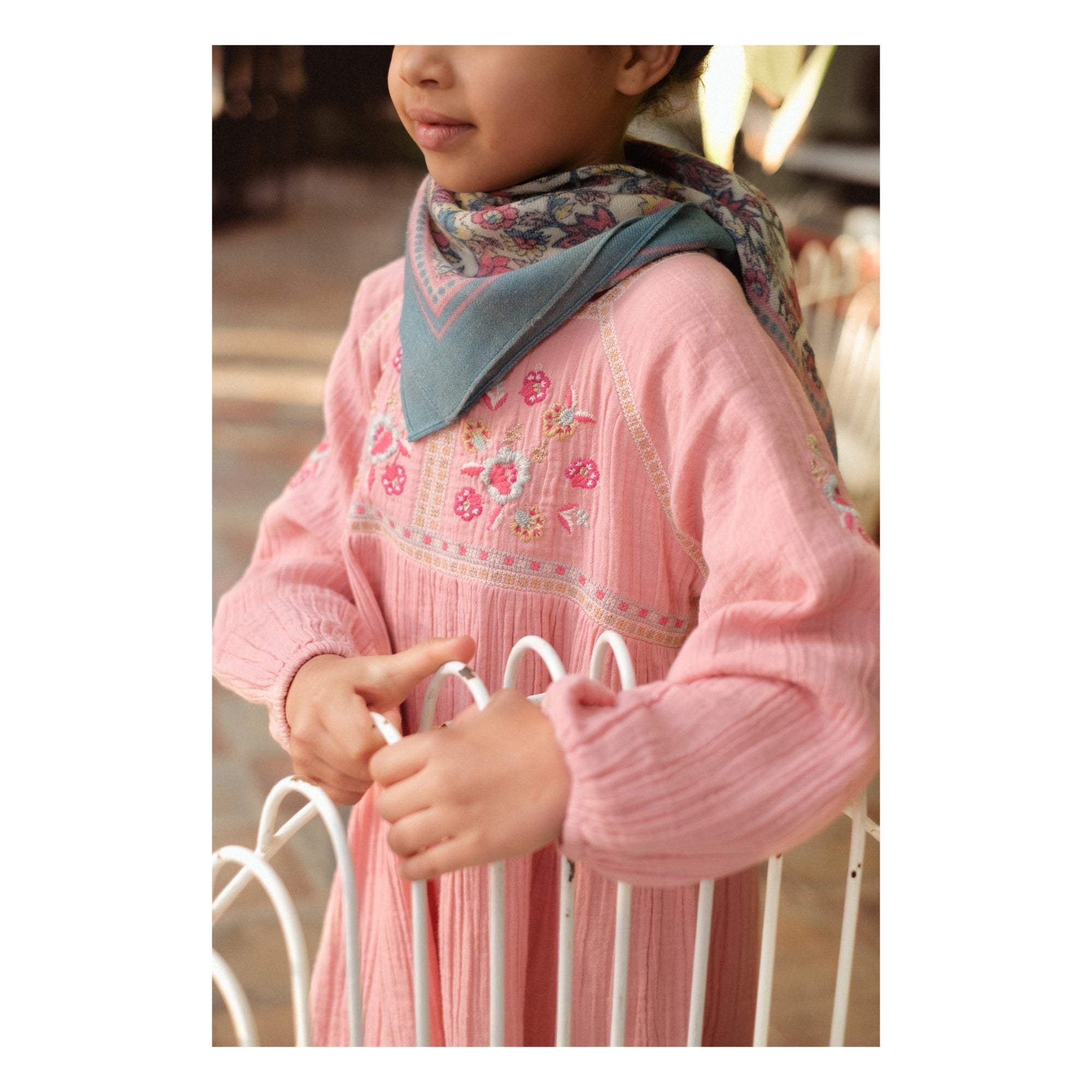 Foulard CAPUCINE bleu LOUISE MISHA