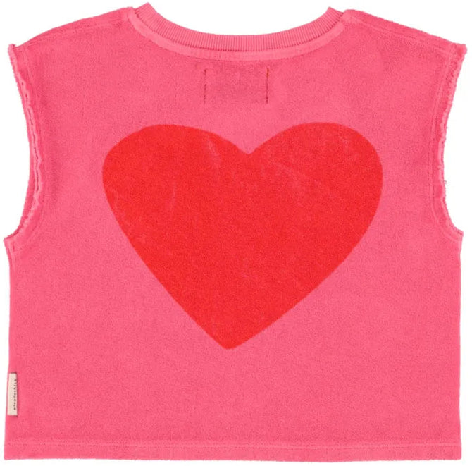 Top AMOUR EPONGE rose fushia PIUPIUCHICK