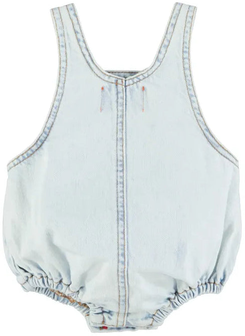 Barboteuse DENIM bleu délavé PIUPIUCHICK