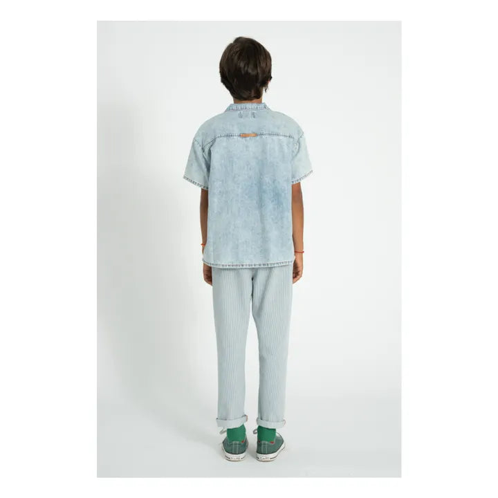 Chemise bébé DENIM bleu délavé PIUPIUCHICK