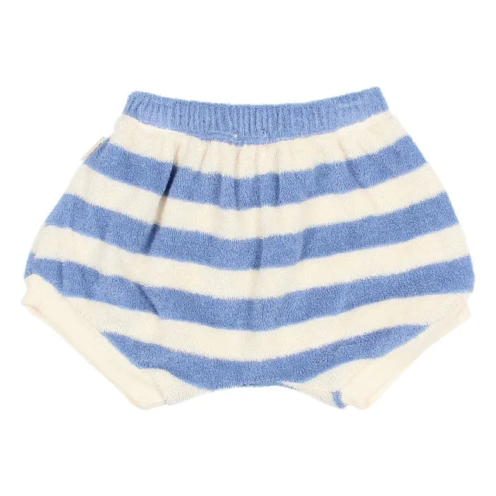 Ensemble en éponge TERRY bleu t-shirt et short BUHO
