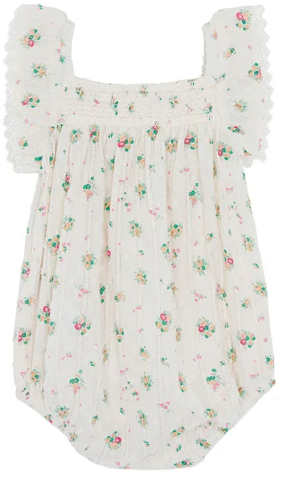 Barboteuse LALIX bouquet coco  BONTON