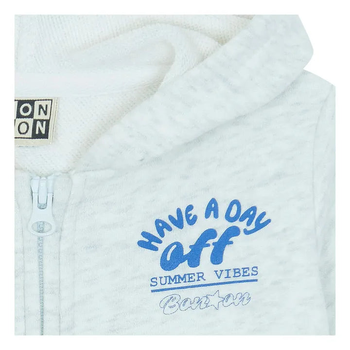 Sweat DAYOFF gris chiné BONTON