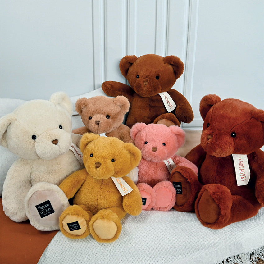 Nounours ocre 40 cm HISTOIRE D'OURS