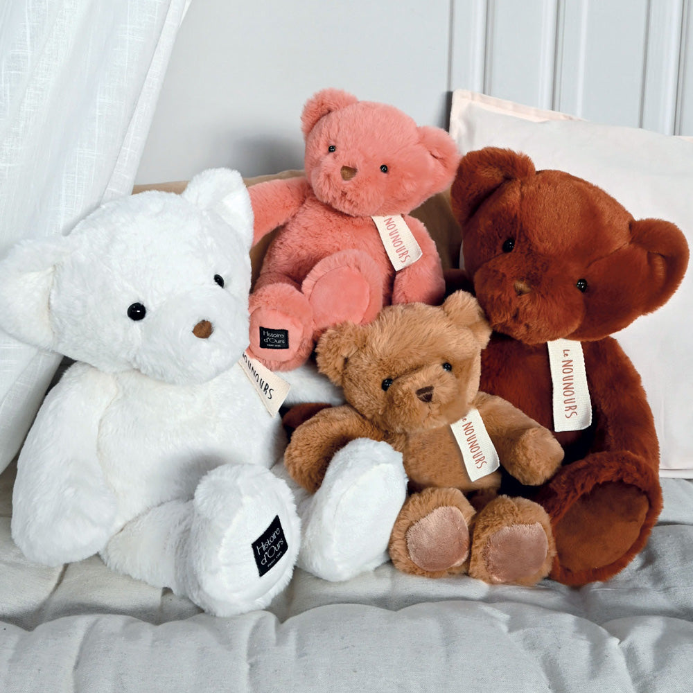 Nounours blanc 75 cm HISTOIRE D'OURS