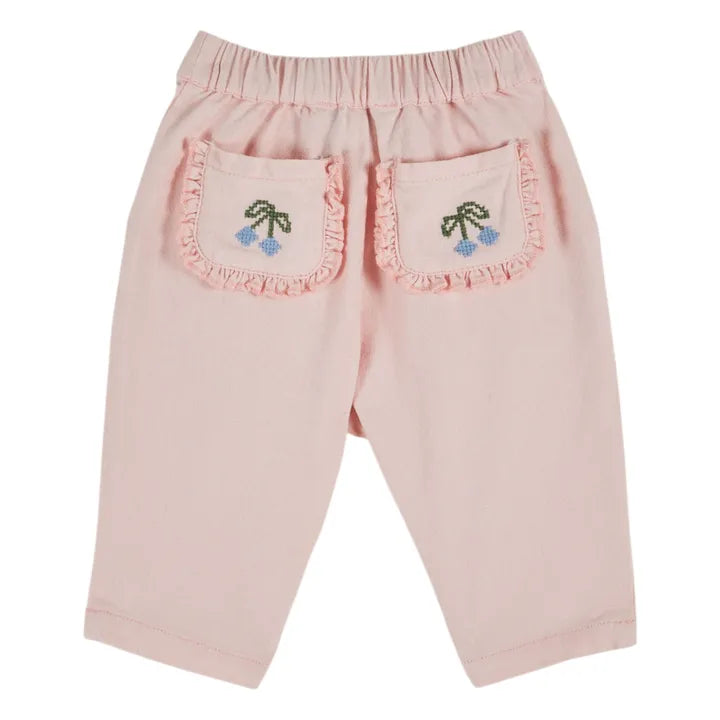 Pantalon poches brodées MACARON  EMILE & IDA