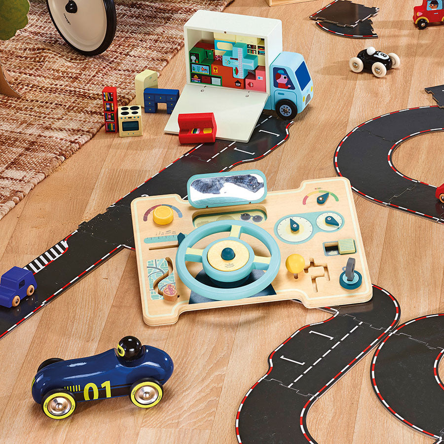 Jeu d’éveil tableau de bord multi-activités VILAC