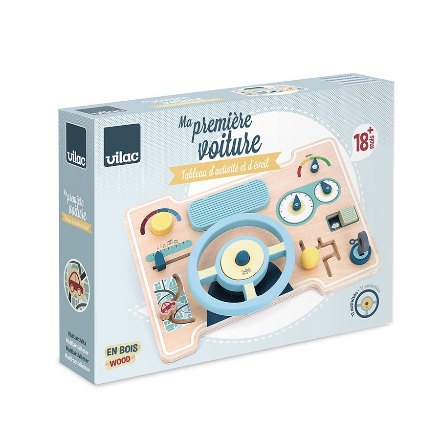 Jeu d’éveil tableau de bord multi-activités VILAC