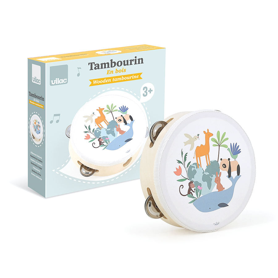 Tambourin en bois VILAC