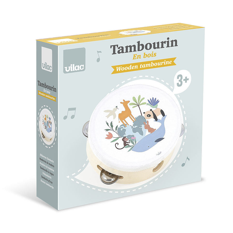 Tambourin en bois VILAC