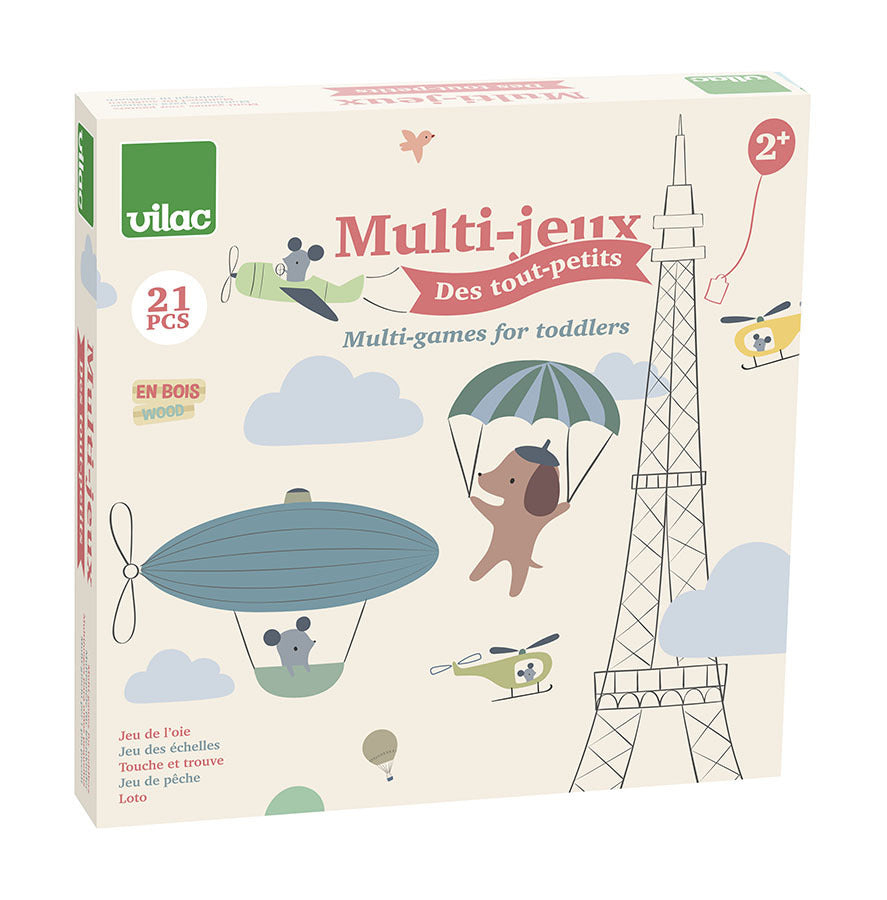 Jeu des tout petits multi-jeux Saha Betz VILAC