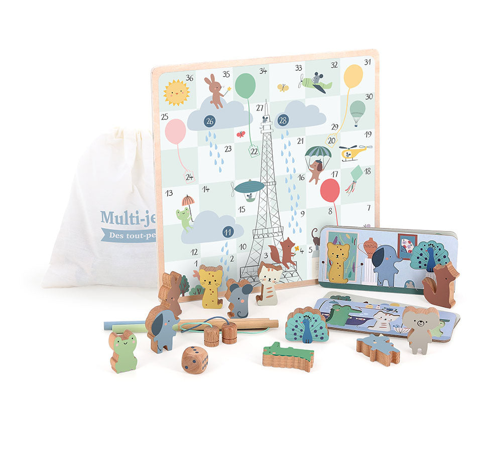 Jeu des tout petits multi-jeux Saha Betz VILAC