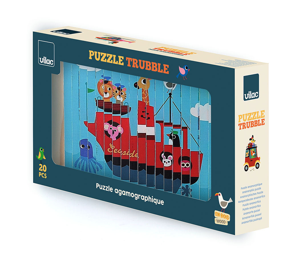 Puzzle 4 Dimensions Les transports Ingela P.Arrhenius VILAC
