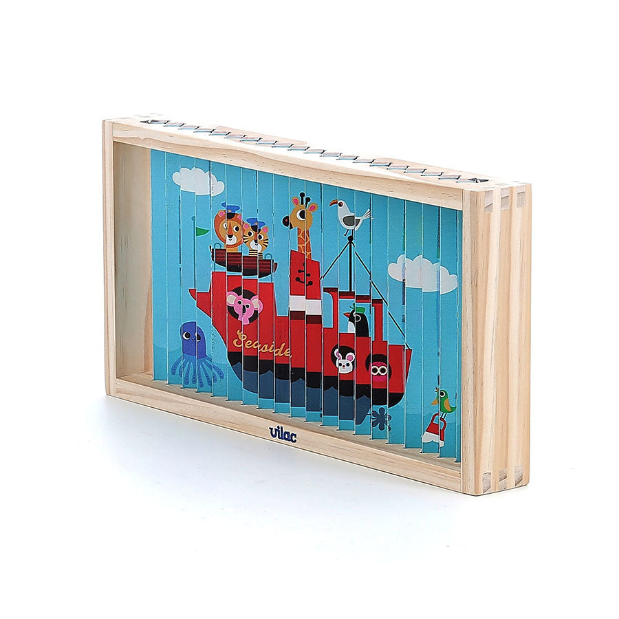 Puzzle 4 Dimensions Les transports Ingela P.Arrhenius VILAC