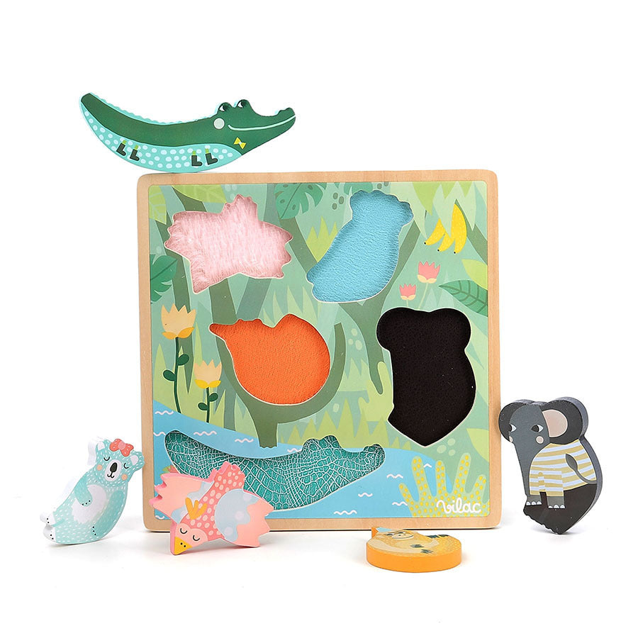 Puzzle encastrable Jungle Michelle Carlslund VILAC