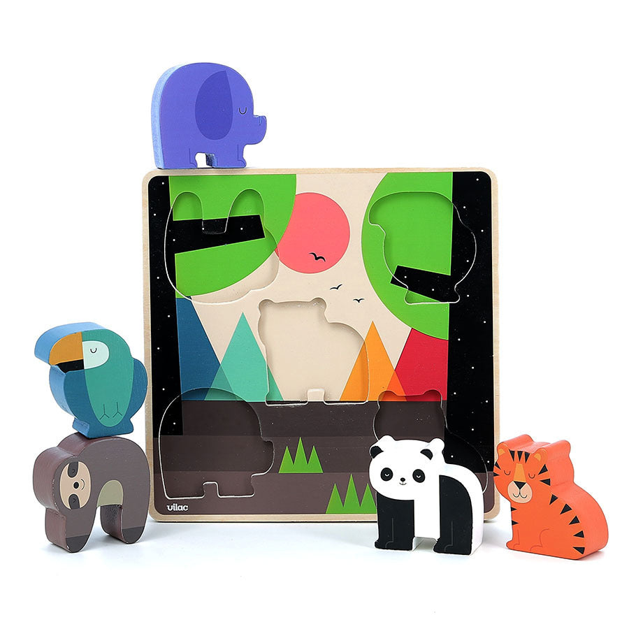 Jeu encastrement sonore La jungle Andy Westface VILAC