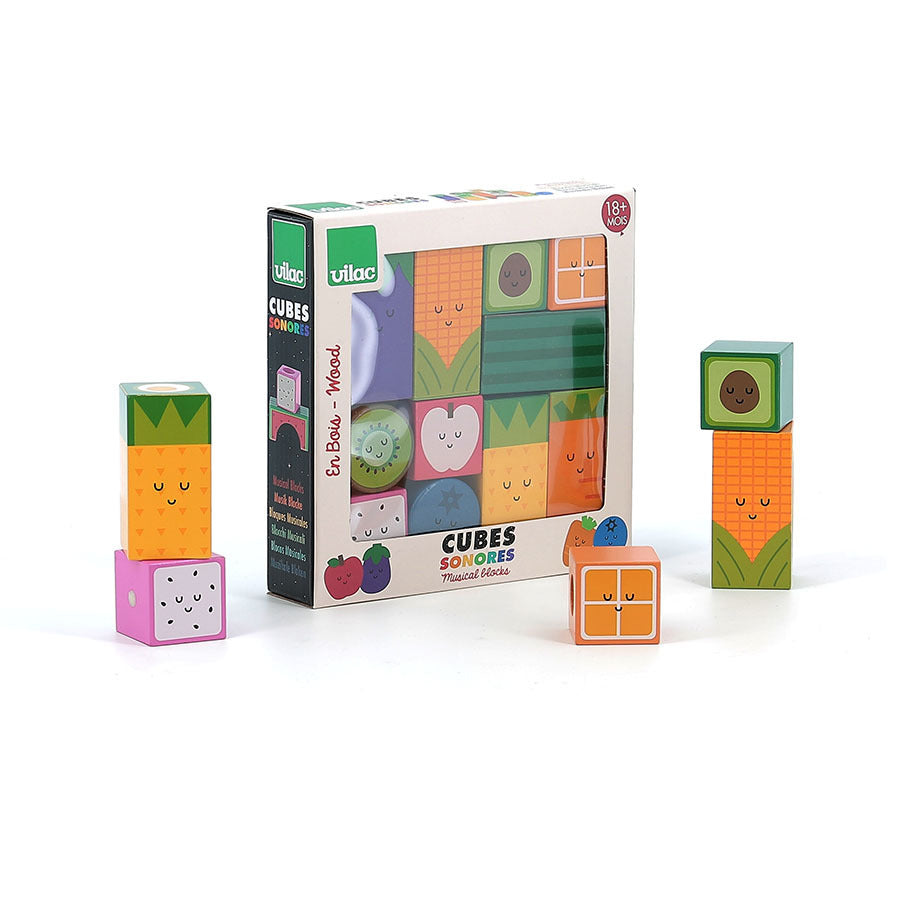 Cubes sonores fruits et légumes VILAC