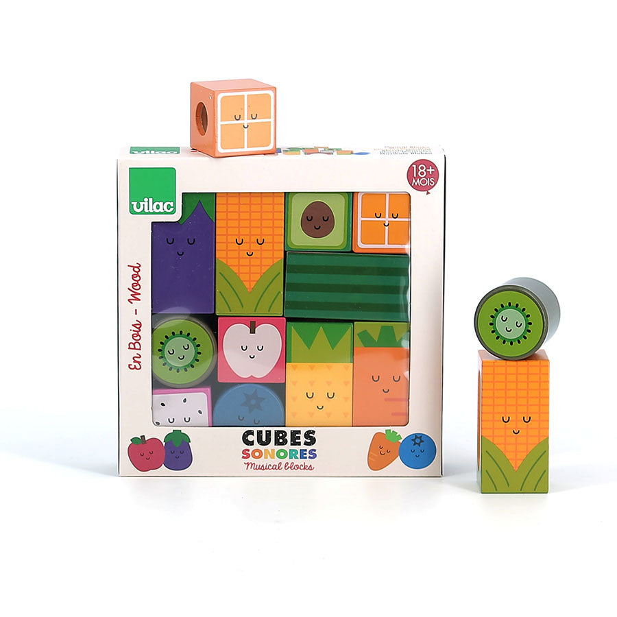Cubes sonores fruits et légumes VILAC