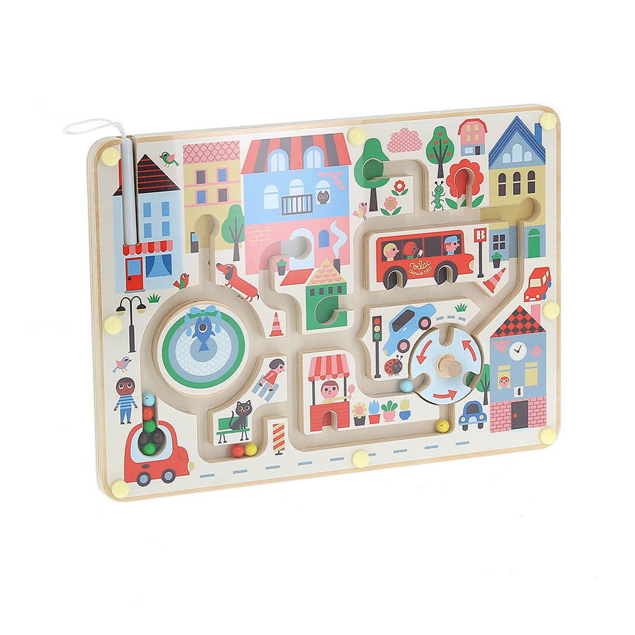 Labyrinthe magnétique MA PETITE VILLE Ingela P.Arrhenius VILAC