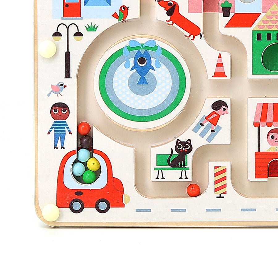 Labyrinthe magnétique MA PETITE VILLE Ingela P.Arrhenius VILAC