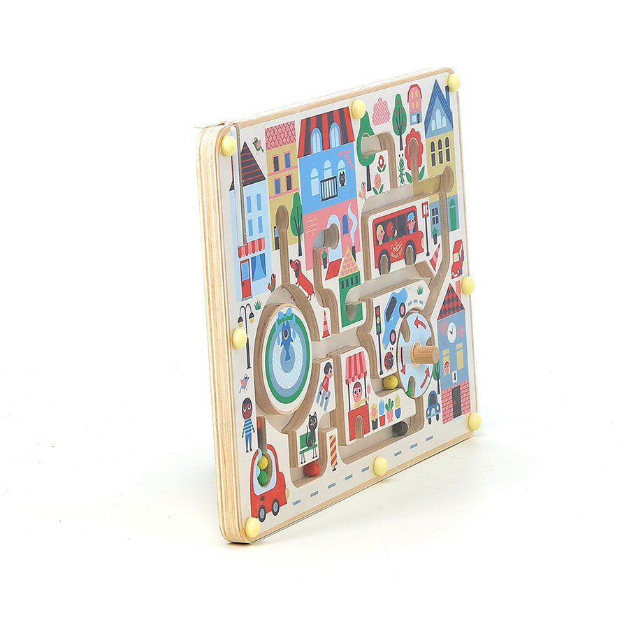 Labyrinthe magnétique MA PETITE VILLE Ingela P.Arrhenius VILAC