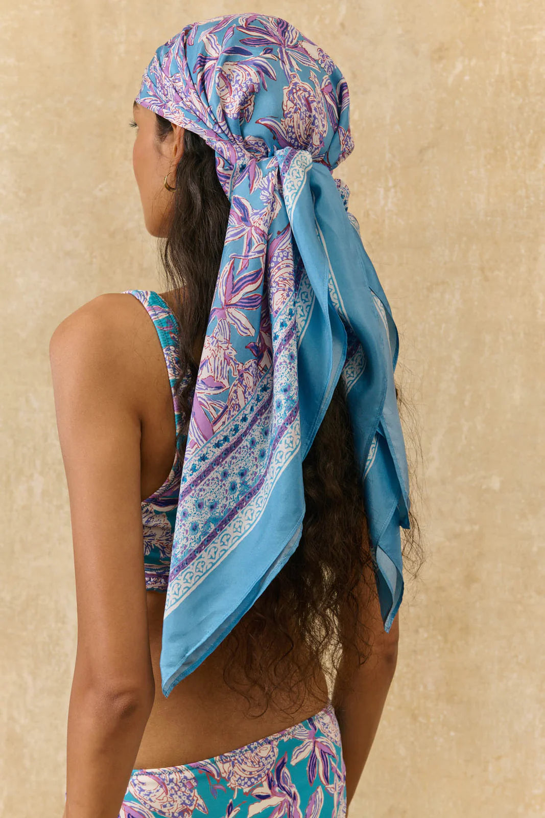 Foulard ROMY blue lush paradise LOUISE MISHA