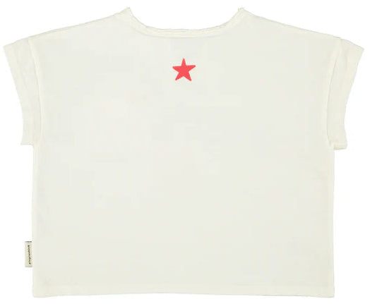 Tshirt PEACE ecru PIUPIUCHICK