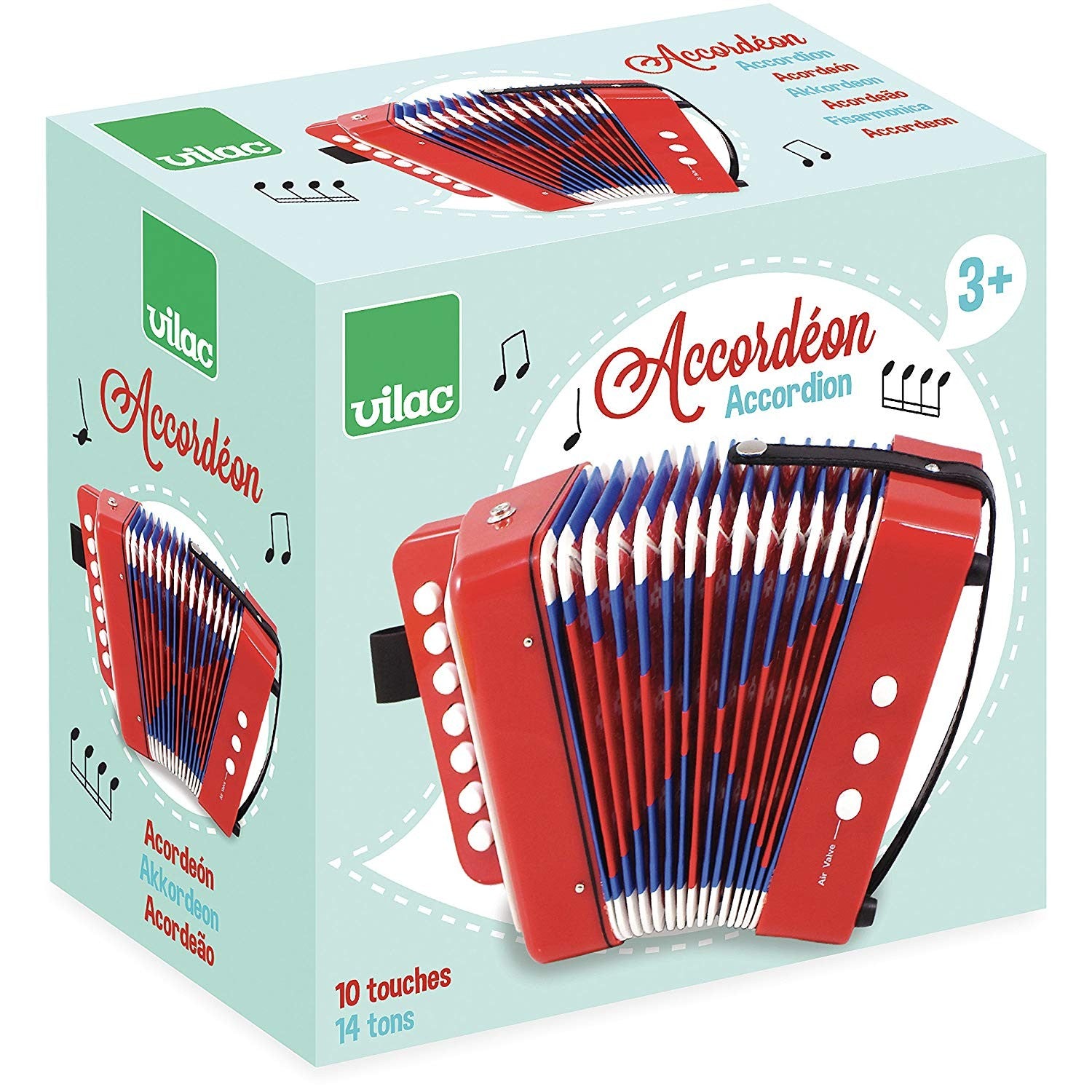 Accordéon rouge VILAC