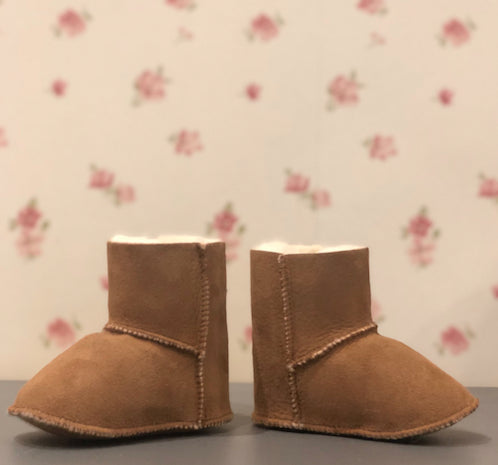 Bottes fourrées camel POISPLUME