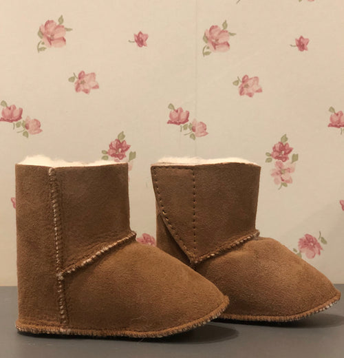 Bottes fourrées camel POISPLUME