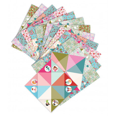 Origami Cocottes à gages fleurs