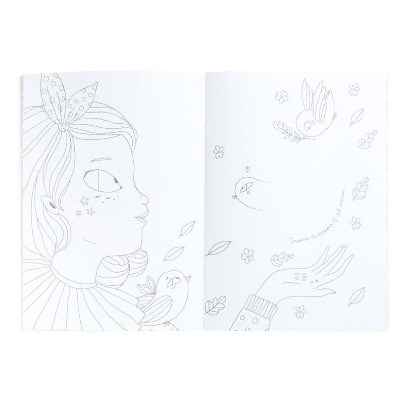 Cahier de coloriage les parisiennes