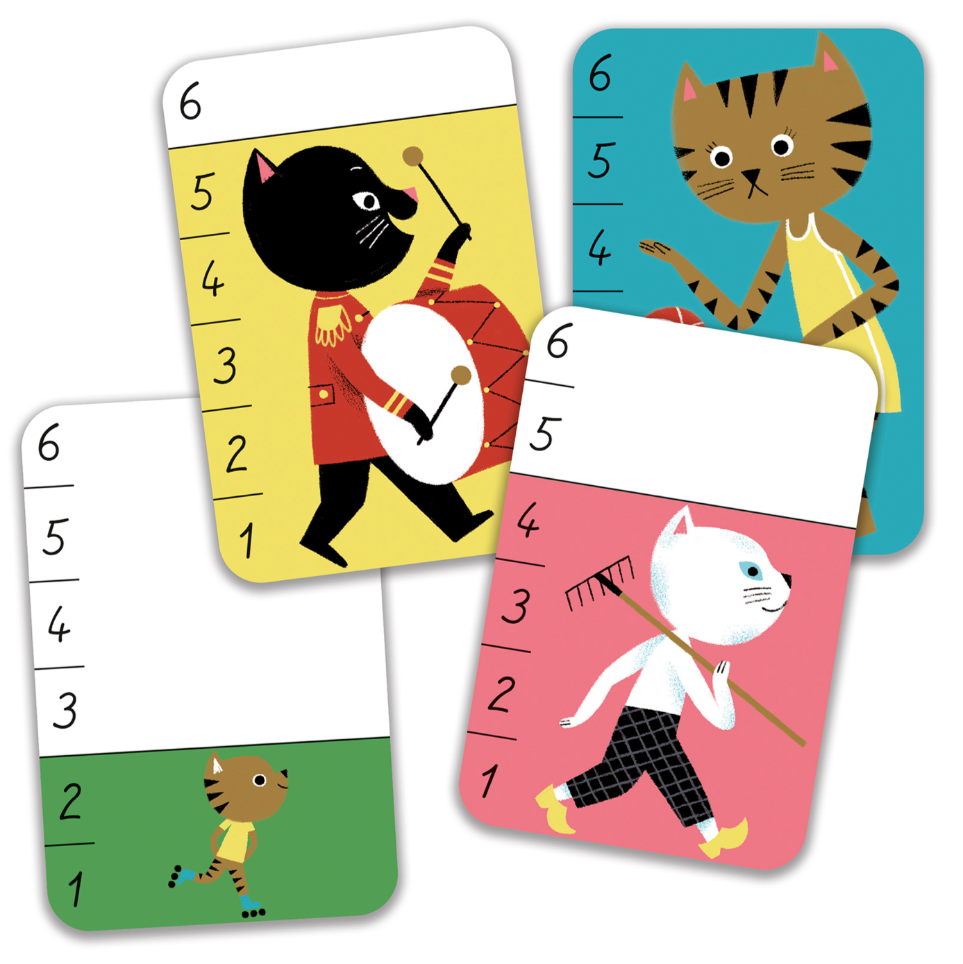 Jeu de cartes Bata Miaou DJECO